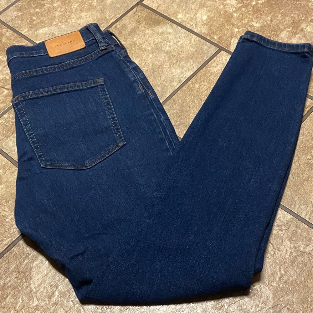 Everlane Dark Blue Like New Size 30 Tall Mid-Rise Skinny Jeans Denim Chic